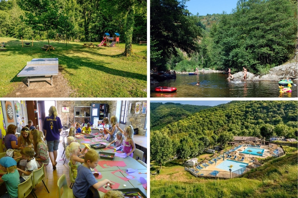 Camping lArdechois, Camping aan rivier Ardèche