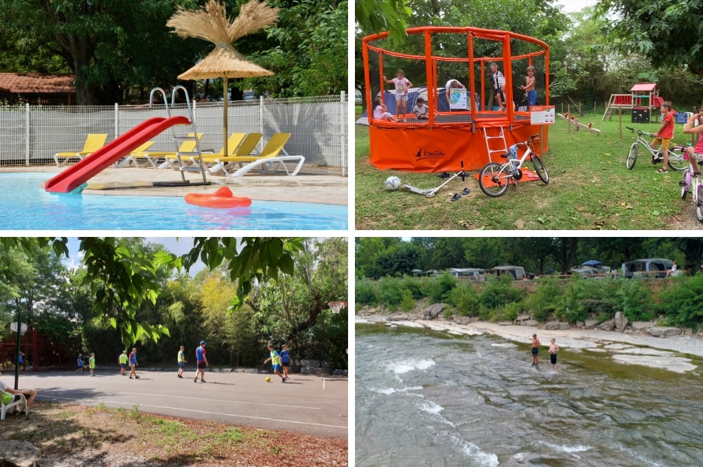 Camping Le Verger de Jastres, Camping aan rivier Ardèche