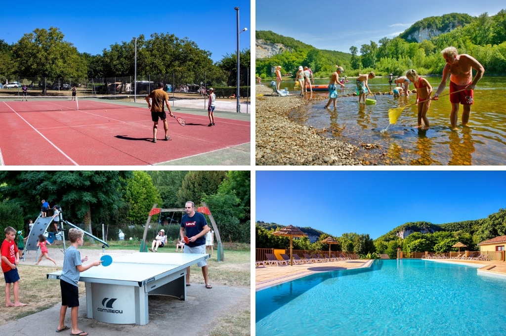 Camping La Bouysse de Caudon, Kindvriendelijke campings in de Dordogne aan een rivier