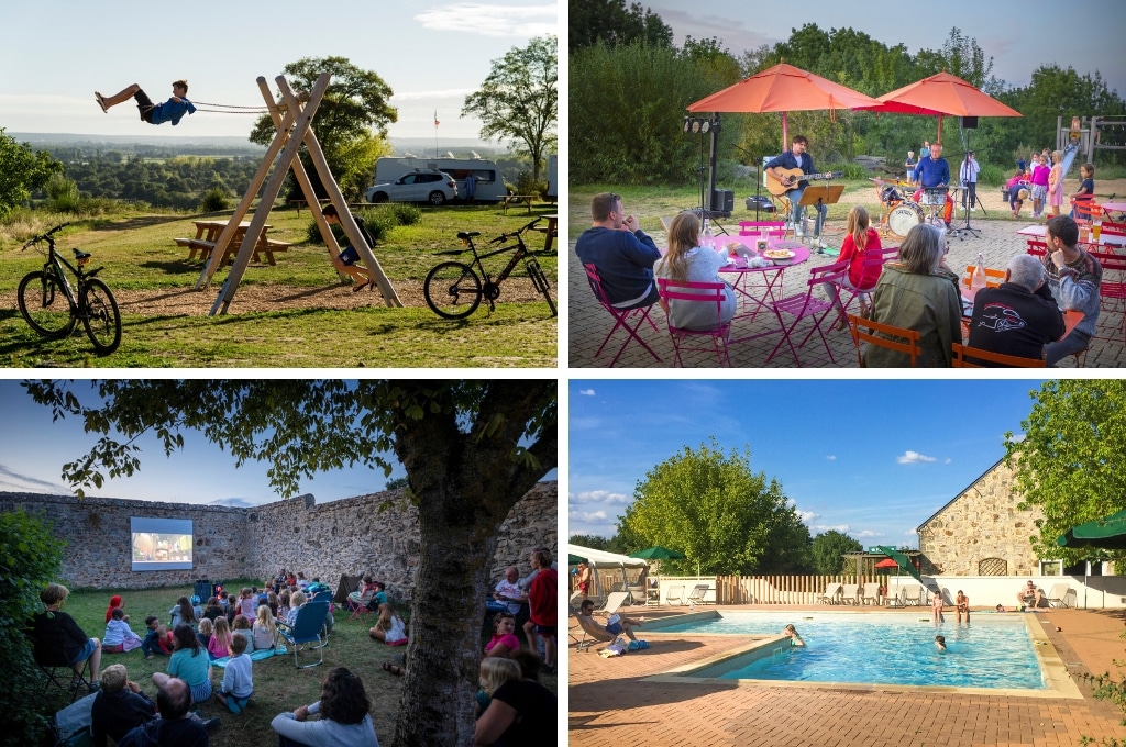 Camping Huttopia Saumur, campings in Frankrijk aan een rivier