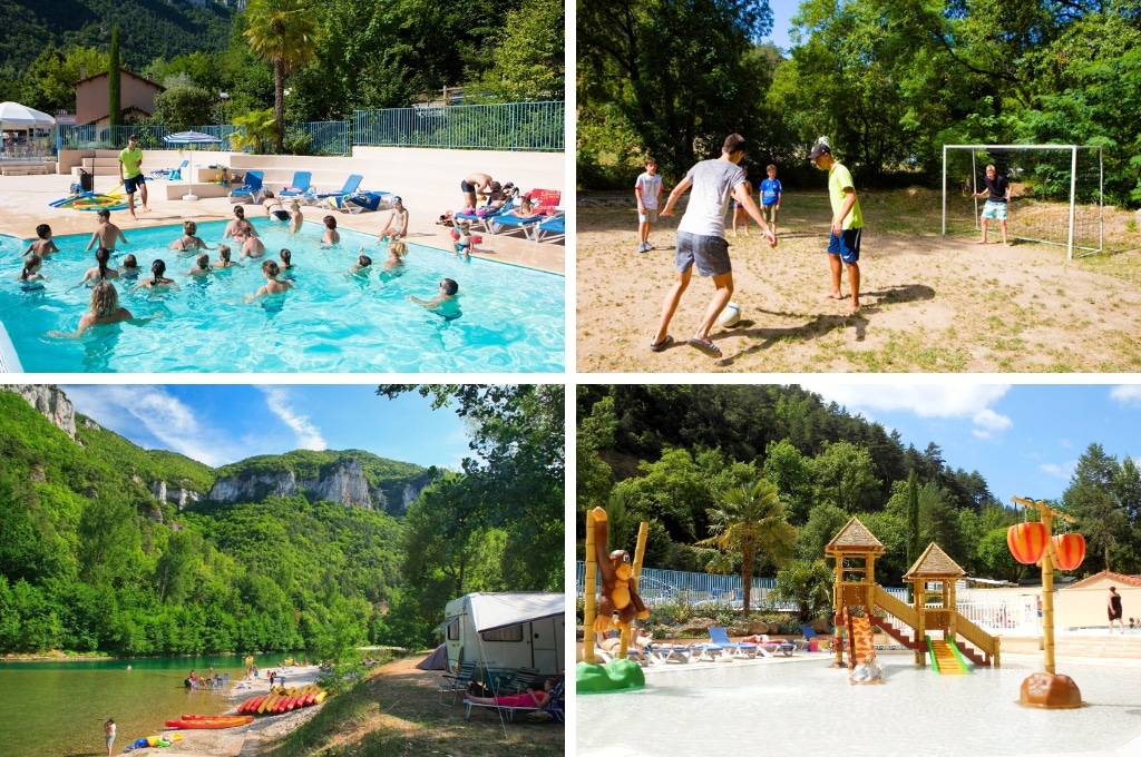 Camping Le Peyrelade, campings in Frankrijk aan een rivier