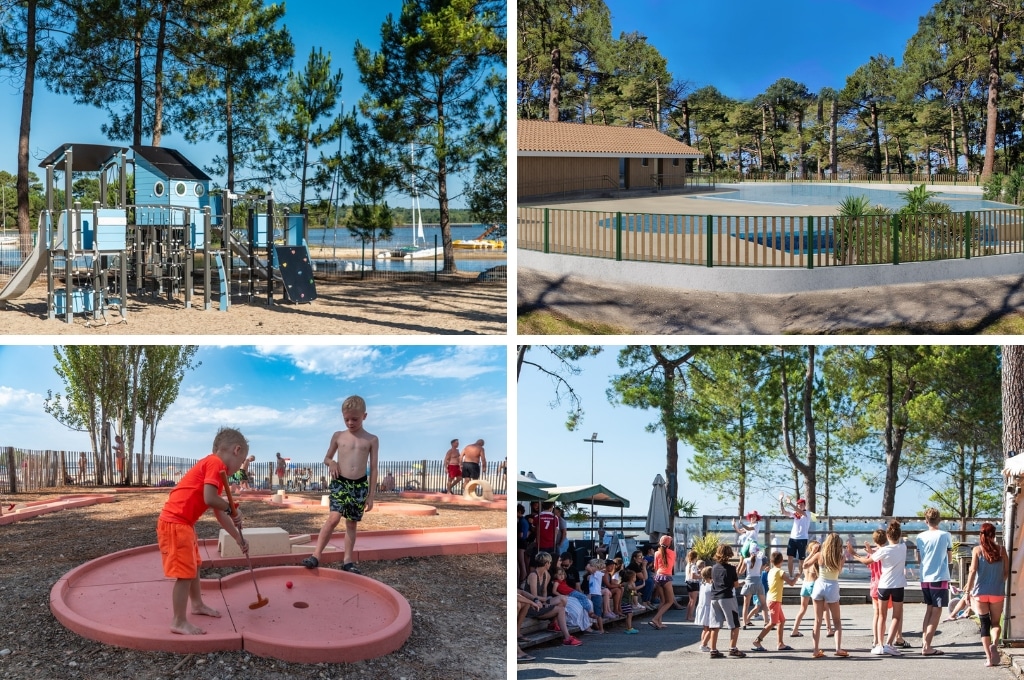 Camping Navarrosse Plage, kindvriendelijke campings in Frankrijk aan een meer