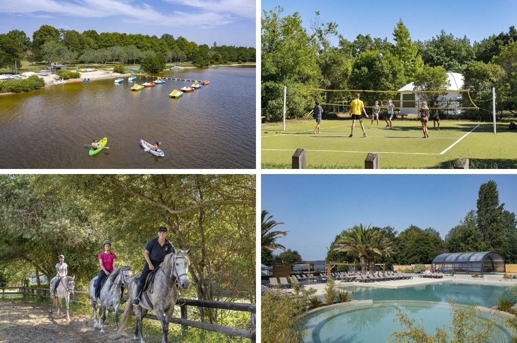 Camping Sandaya Col Vert, kindvriendelijke campings in Frankrijk aan een meer